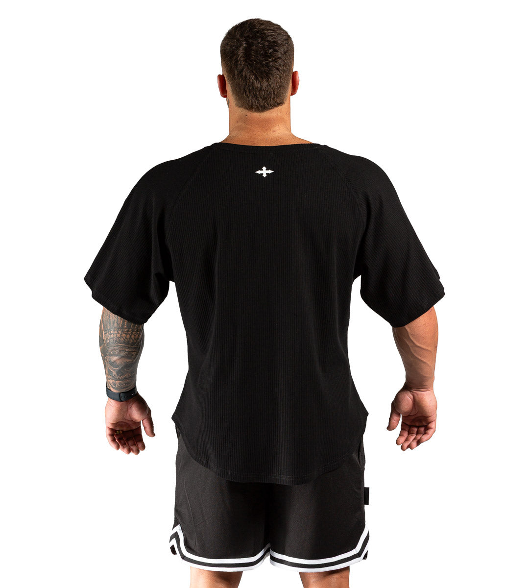 Muscle Rag Top Rambo Rag Top - Black | Oversized Bodybuilding Gym Shirt | Iron Tanks