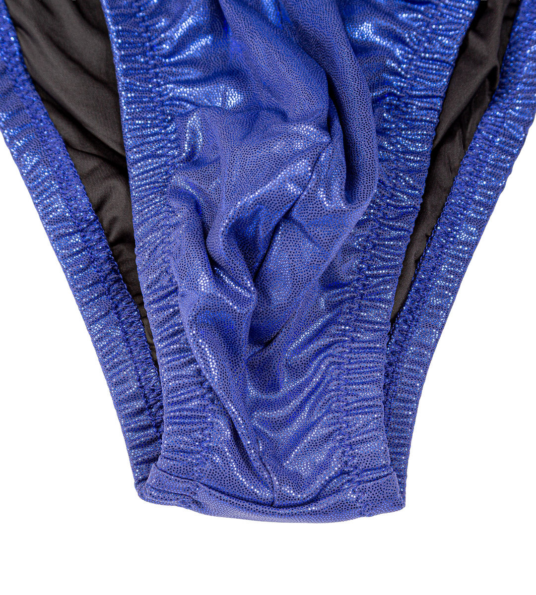 Iron Tanks bodybuilding posing trunks in metallic royal blue
