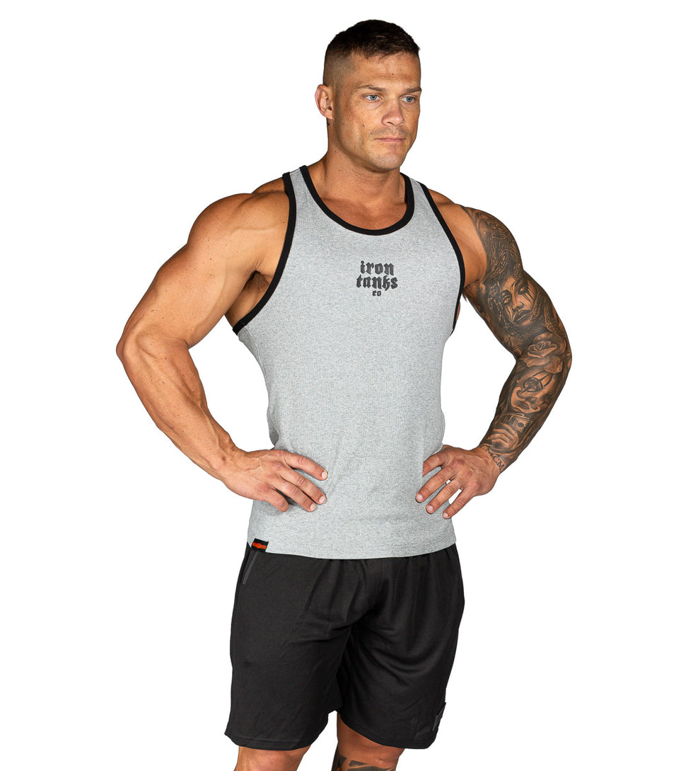 Mens Bodybuilding Singlets | Gym Stringers & Muscle Tanks | Iron Tanks