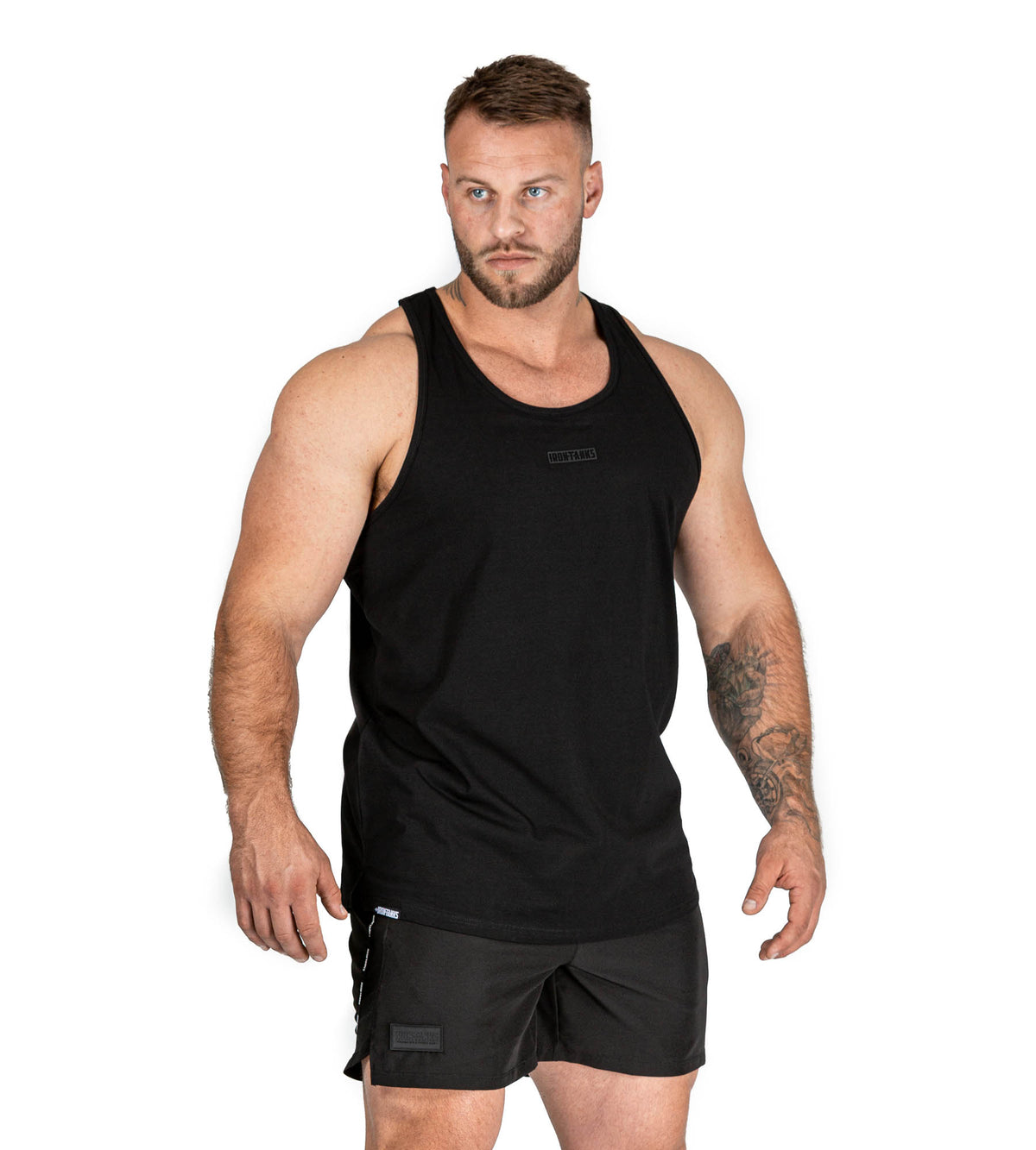 Classic Muscle Singlet - Black | Racerback Gym Bodybuilding Tank Top ...