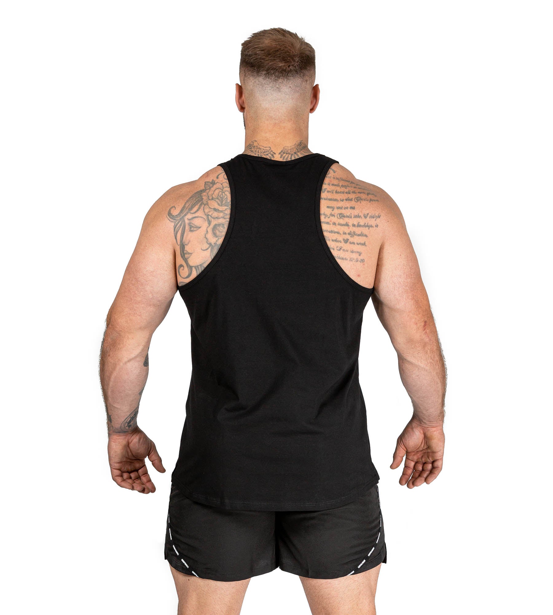 Muscle Razorback Classic Muscle Singlet - Black | Racerback Gym Bodybuilding Tank Top ...