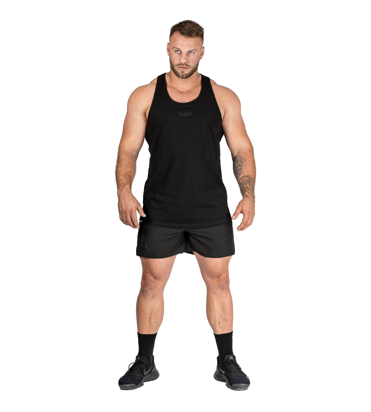 Classic Muscle Singlet - Black | Racerback Gym Bodybuilding Tank Top ...
