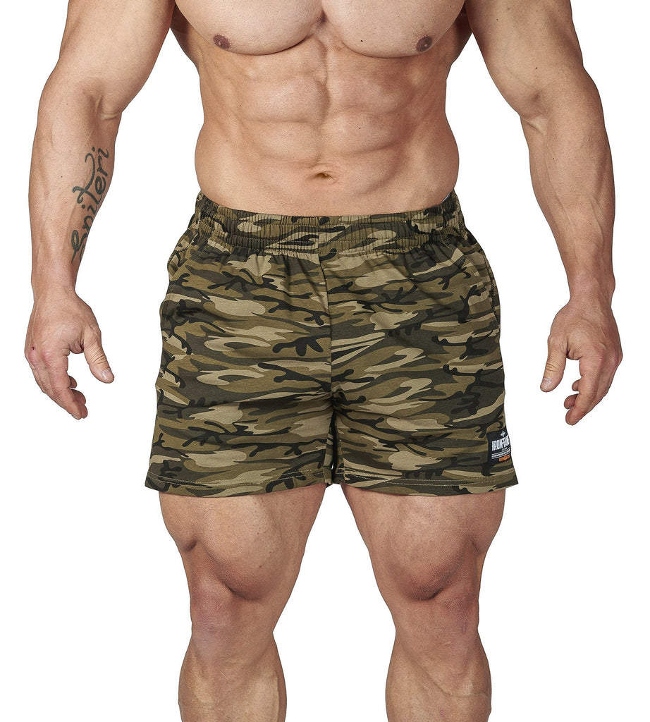 Iron Tanks Mens Shorts N1 Classic Gym Shorts - Desert Camo