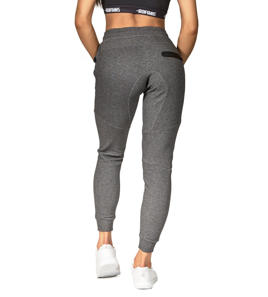 Iron Tanks Womens Pants Womens Fusion Gym Pants - Carbon Grey