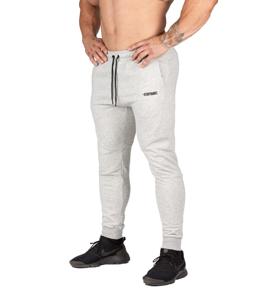 Men's Fusion Gym Pants Grey Bodybuilding Workout Training | Iron Tanks