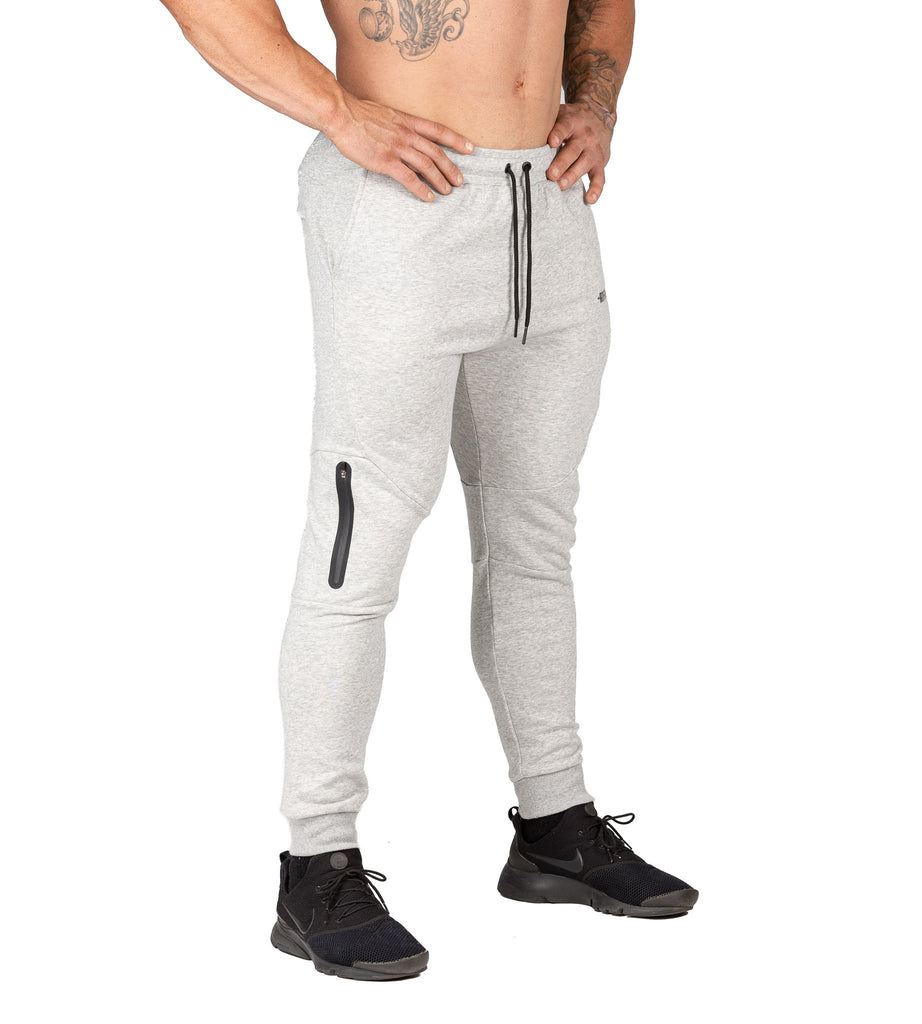 Men's Fusion Gym Pants Grey Bodybuilding Workout Training | Iron Tanks