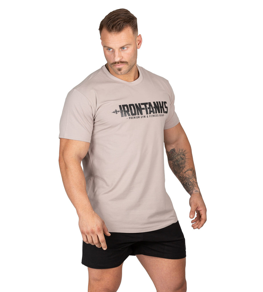 Men's Gym Tee Bodybuilding Workout Training Top Bone | Iron Tanks