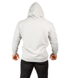 Men's Hulk Fleece Zip Hoodie V2 Grey Bodybuilding Workout | Iron Tanks