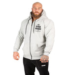 Men's Hulk Fleece Zip Hoodie V2 Grey Bodybuilding Workout | Iron Tanks