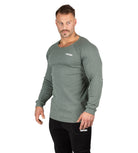 Men's Hulk Long Sleeve Top Green Gym Bodybuilding Shirt | Iron Tanks