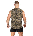 Mens Muscle Tank Camo Gym Bodybuilding Workout Singlet | Iron Tanks 