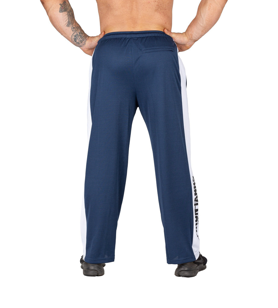 Mens Tracksuit Pants Bodybuilding Gym Workout Navy Blue | Iron Tanks
