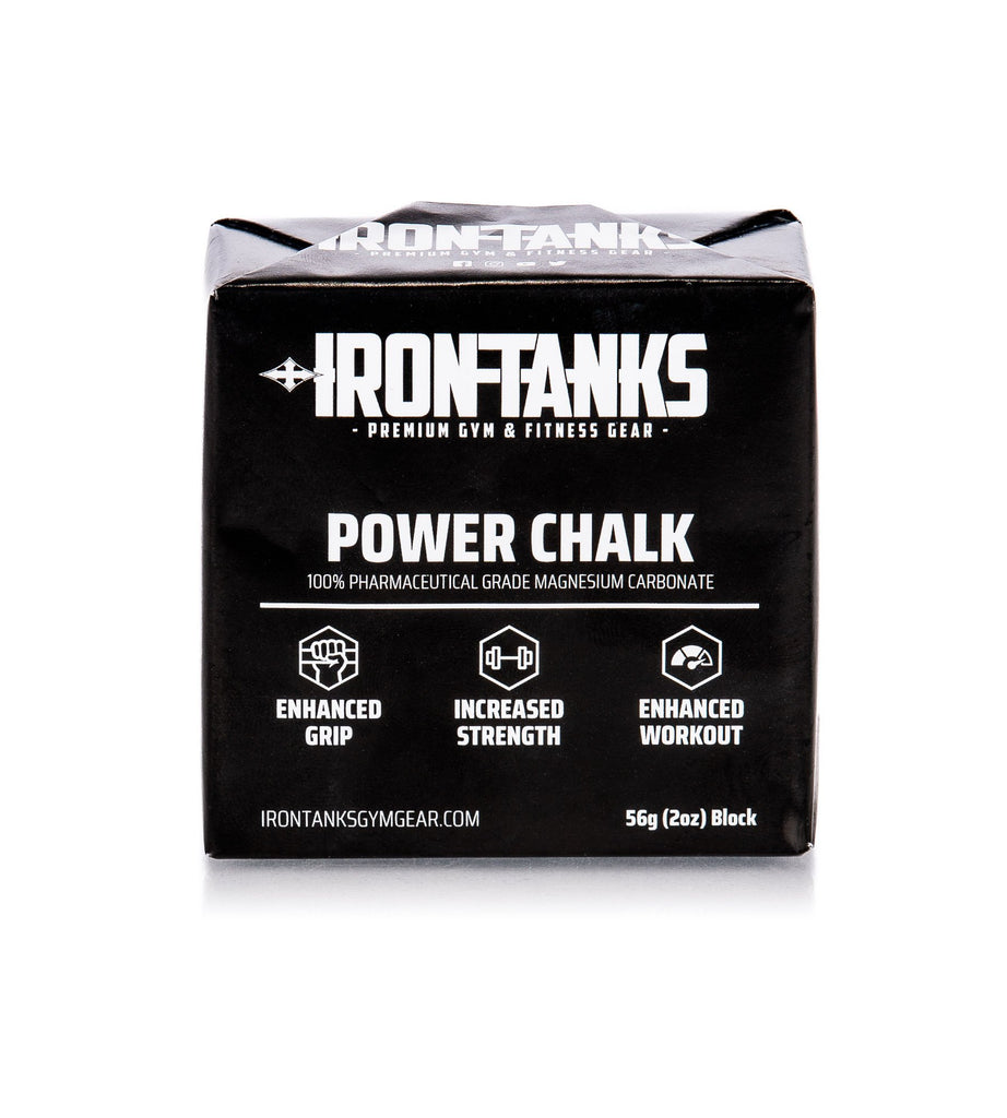 Power Gym Chalk Block Powerlifting Bodybuilding Workout | Iron Tanks 